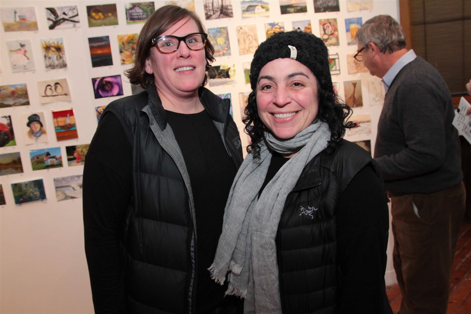 Smiles at Art Off the Wall in Carnegie Art Center